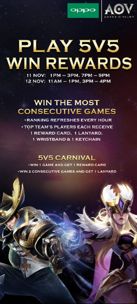 Win Rewards When You Play Arena Of Valor - A Chance To Win Some Exclusive Merchandise From OPPO! 31