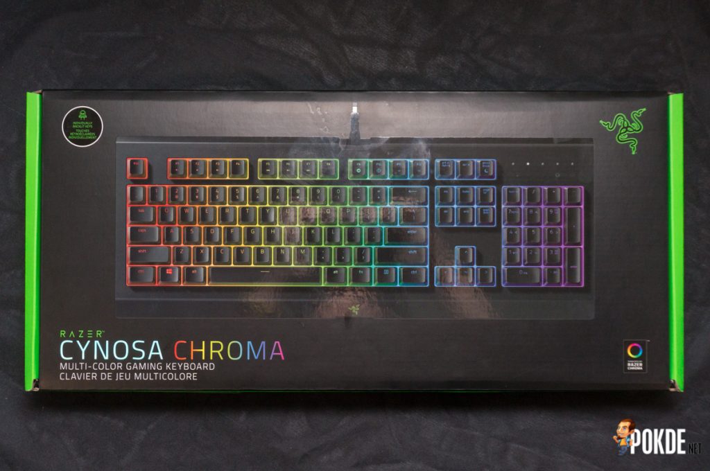 Razer Cynosa Chroma membrane keyboard review; the Chroma showboat (showboard?) 32