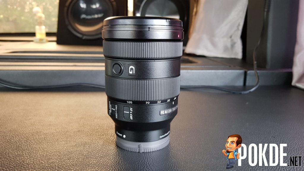 Sony FE 24-105mm F4 G OSS full-frame lens; Compact, lightweight standard zoom covering wide-angle to mid-telephoto range 28