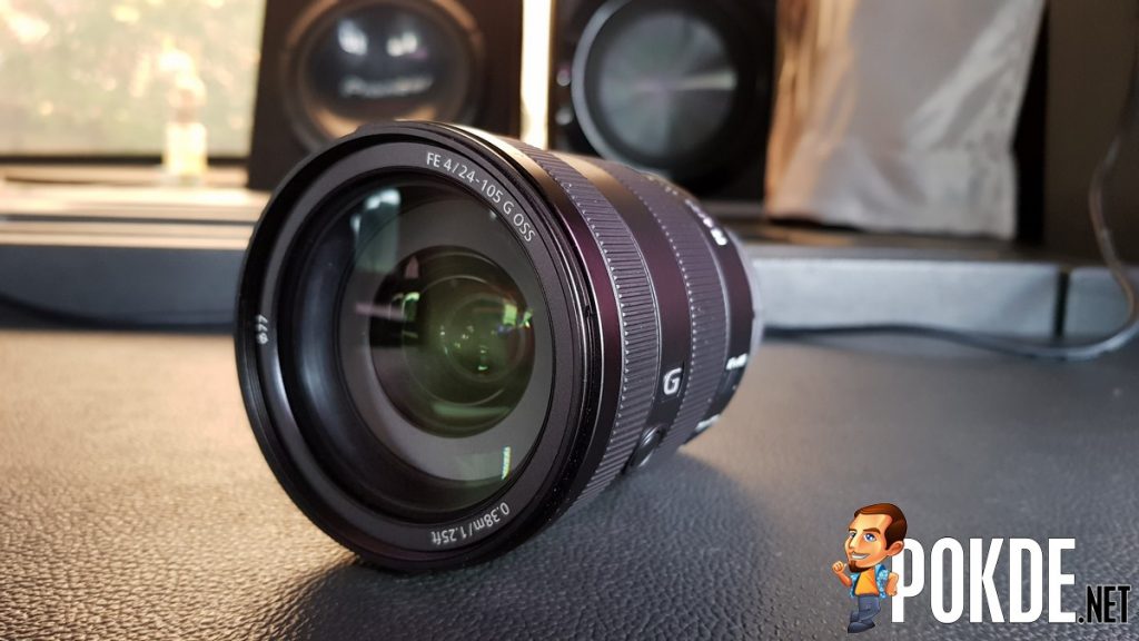 Sony FE 24-105mm F4 G OSS full-frame lens; Compact, lightweight standard zoom covering wide-angle to mid-telephoto range 25
