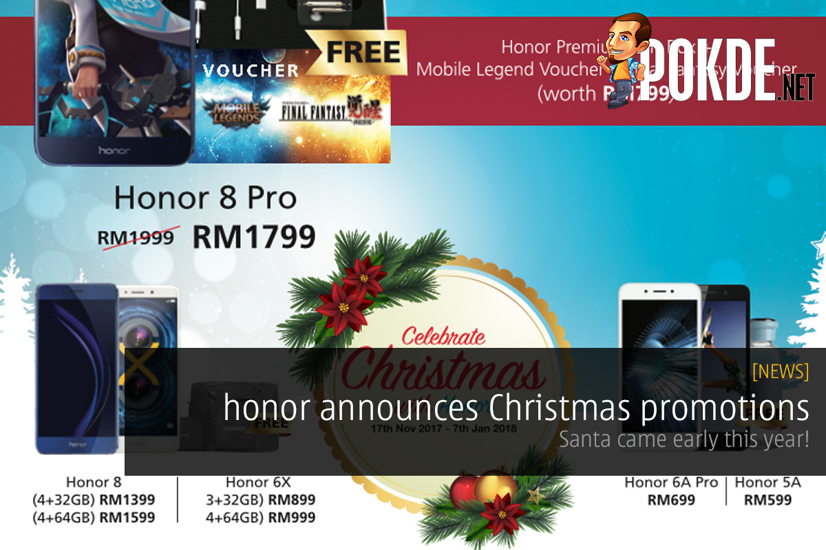 honor announces Christmas promotions; Santa came early this year! 40