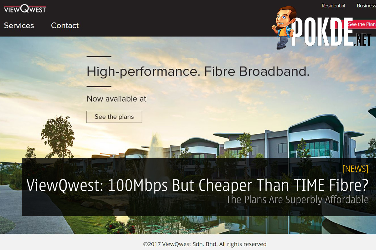 ViewQwest: 100Mbps But Cheaper Than TIME Fibre?