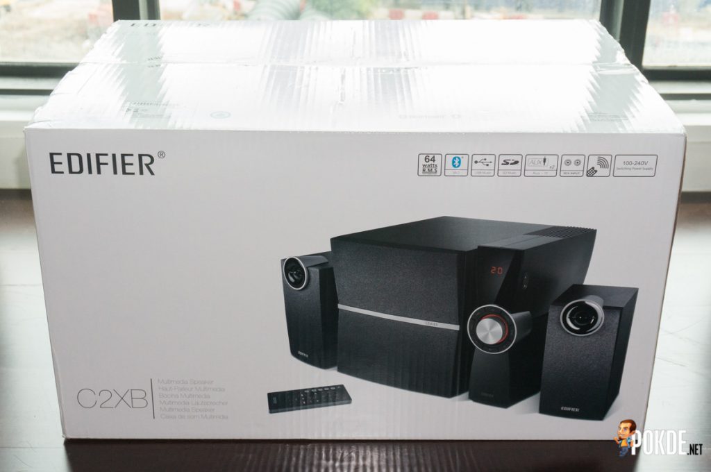 Edifier C2XB 2.1 multimedia speaker review; great looks, average sound 19