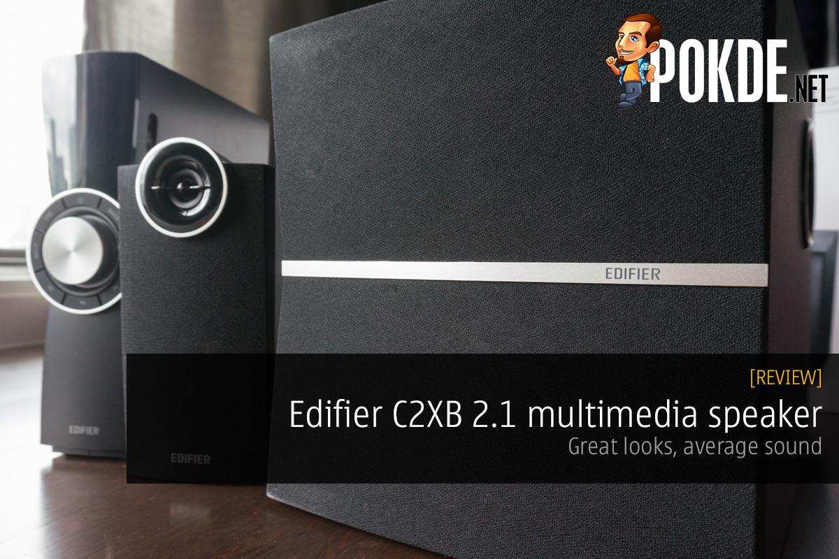 Edifier C2XB 2.1 multimedia speaker review; great looks, average sound 40