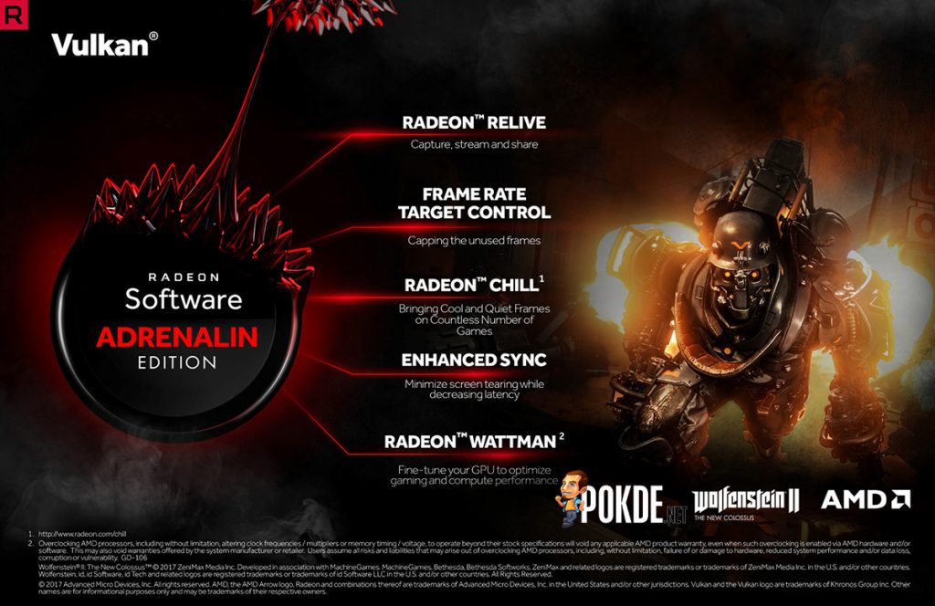 Radeon Software Adrenalin Edition; enhanced Radeon Overlay and AMD Link for seamless monitoring! 31