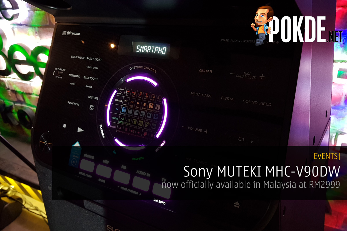 Sony MUTEKI MHC-V90DW now officially available in Malaysia at RM2999 30