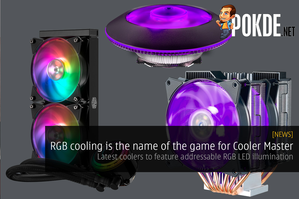 [CES2018] RGB cooling is the name of the game for Cooler Master; latest coolers to feature addressable RGB LED illumination 30