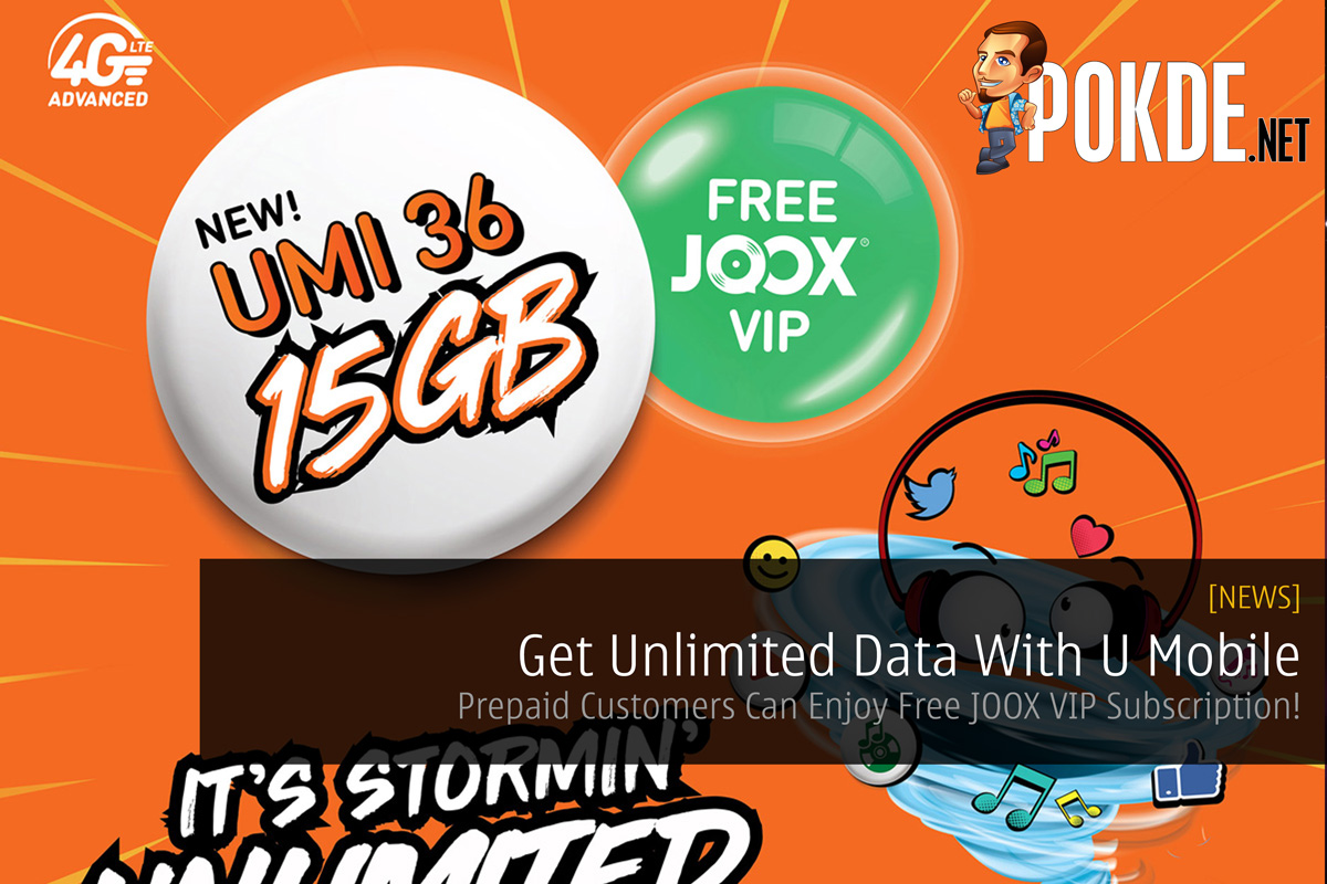 Get Unlimited Data With U Mobile - Prepaid Customers Can Enjoy Free JOOX VIP Subscription! 28