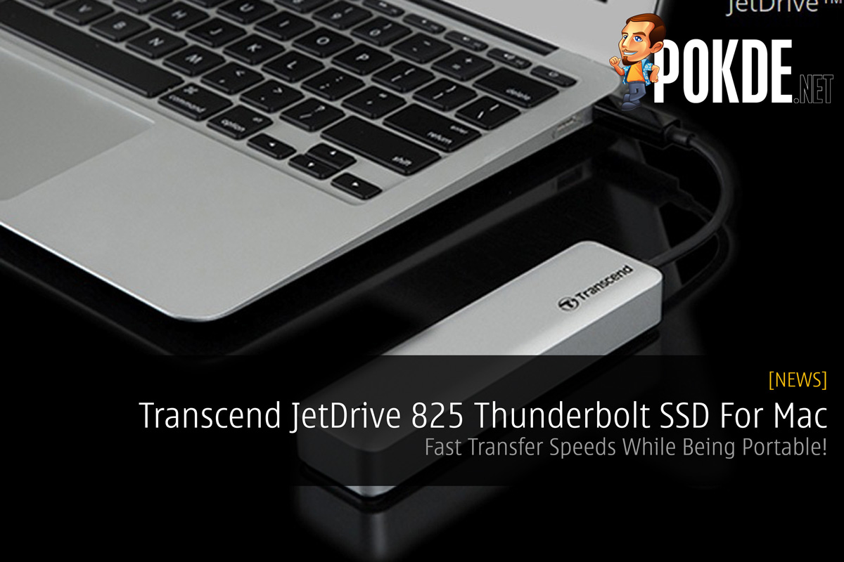 Transcend JetDrive 825 Thunderbolt SSD For Mac - Fast Transfer Speeds While Being Portable! 28