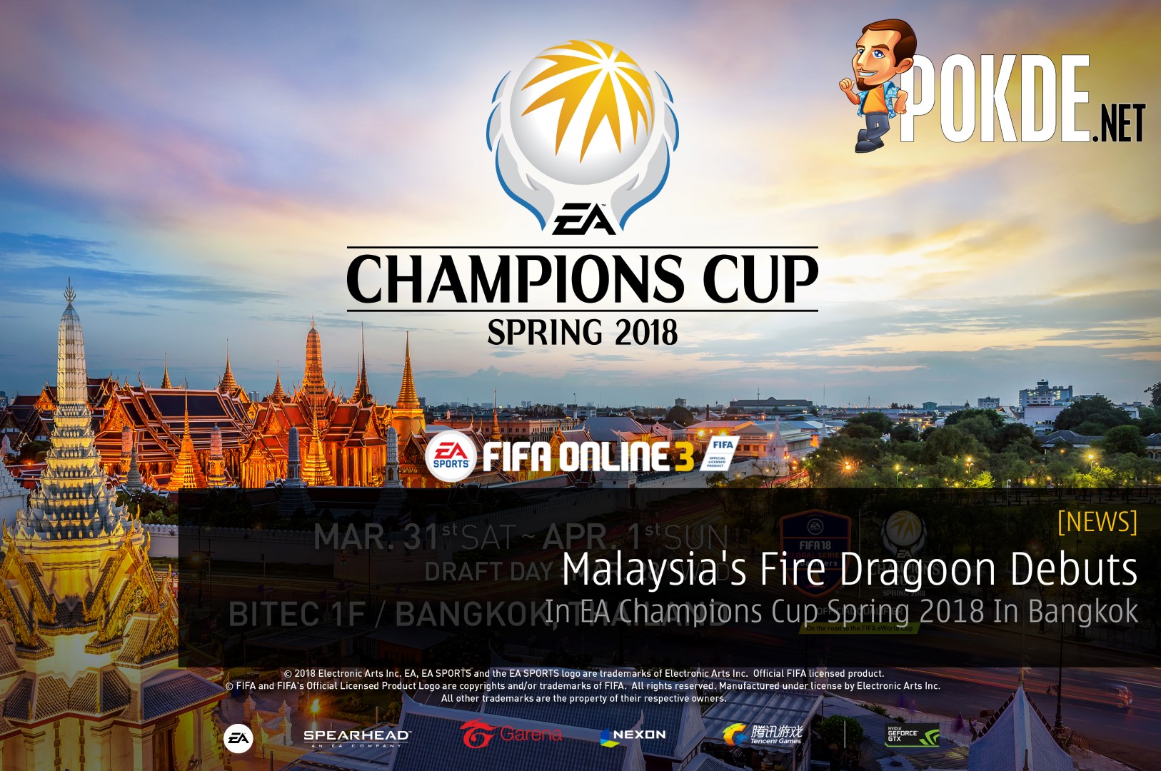 Malaysia's Fire Dragoon Debuts In EA Champions Cup Spring 2018 In Bangkok 23