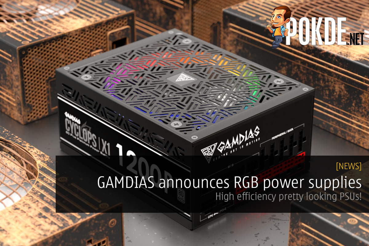 GAMDIAS announces RGB power supplies — high efficiency pretty looking PSUs! 26