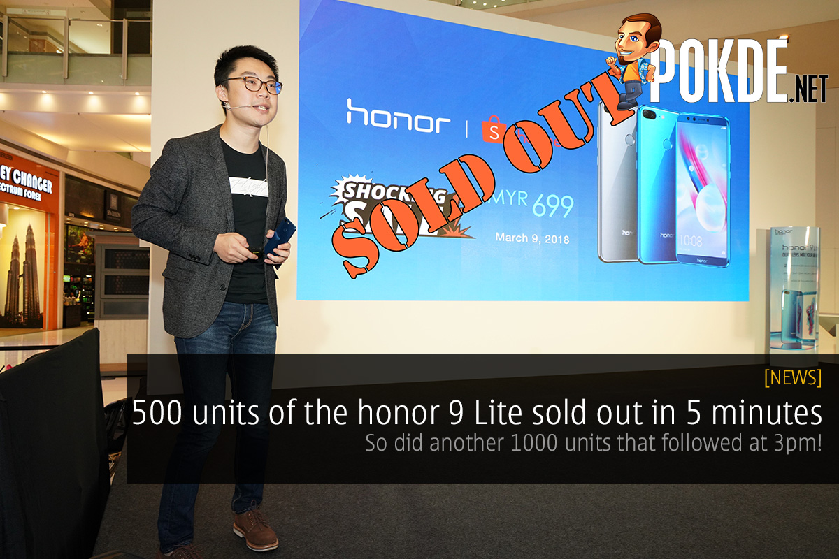 500 units of the honor 9 Lite sold out in 5 minutes — get the quad-camera smartphone for just RM699! 27