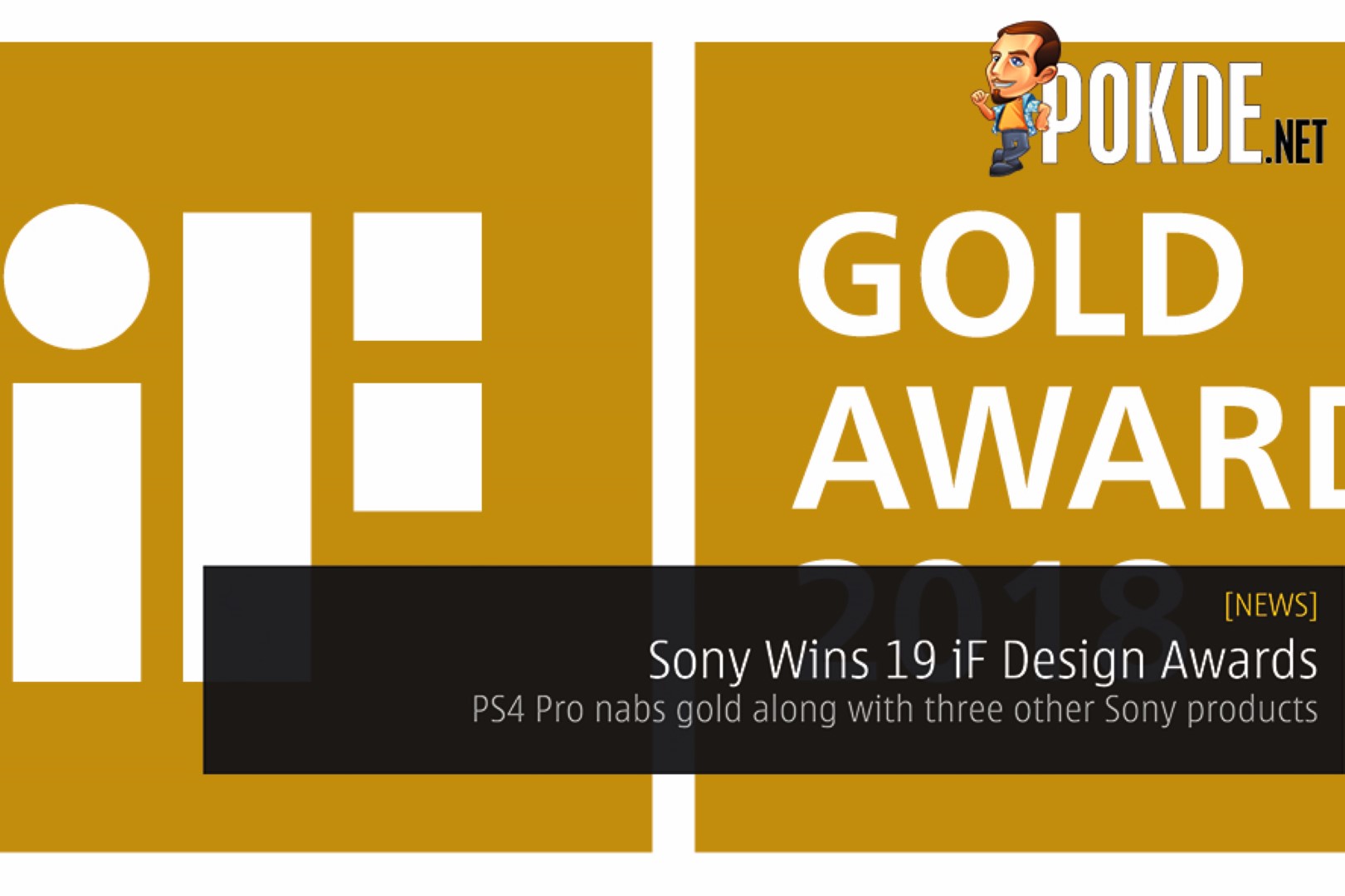 Sony Wins 19 iF Design Awards - PlayStation 4 Pro nabs gold along with three other Sony products 26