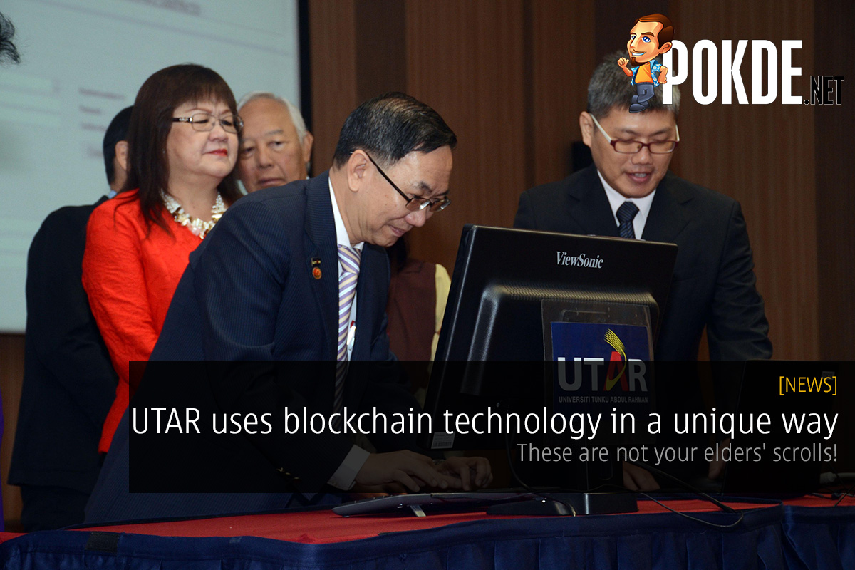 UTAR uses blockchain technology in a unique way — these are not your elders' scrolls! 35