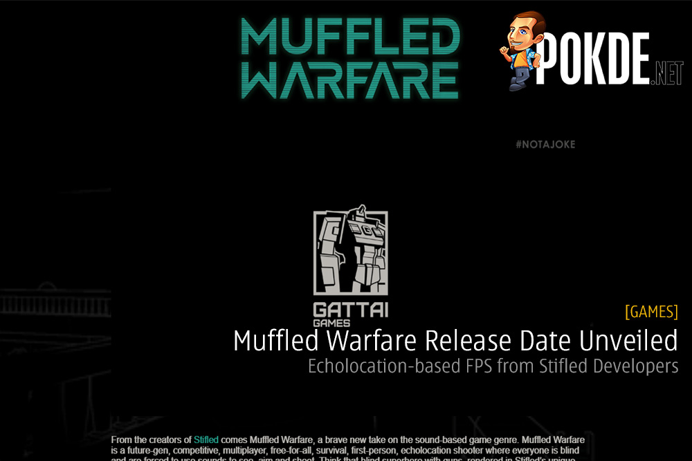 Muffled Warfare Release Date Unveiled - Echolocation-based FPS from Stifled Developers Gattai Games