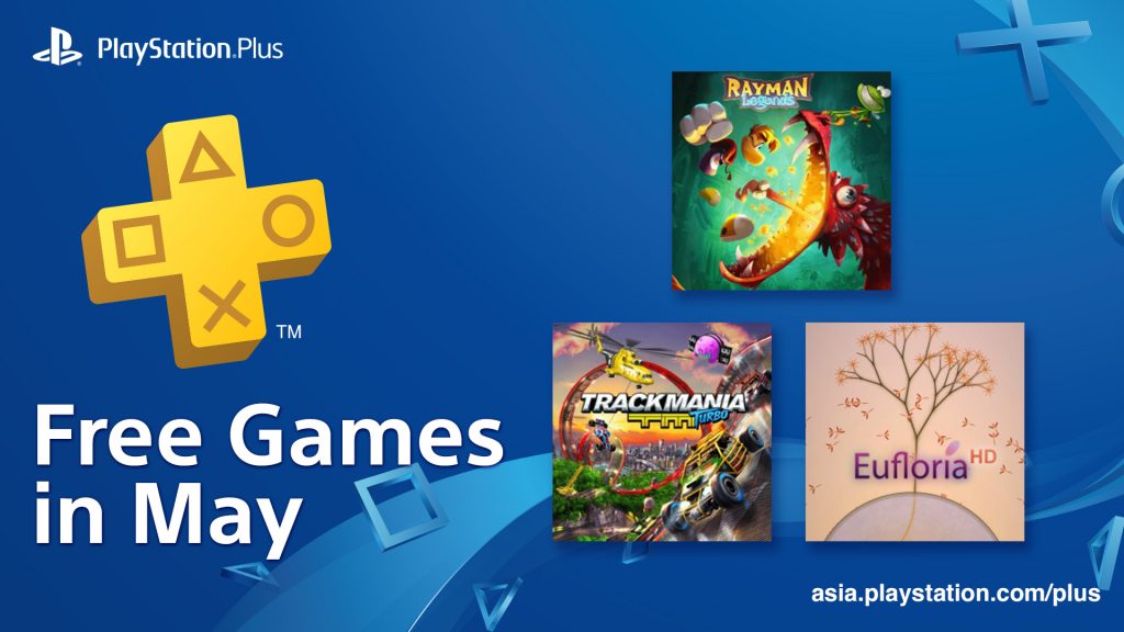PS Plus Asia May 2018 FREE GAMES Lineup