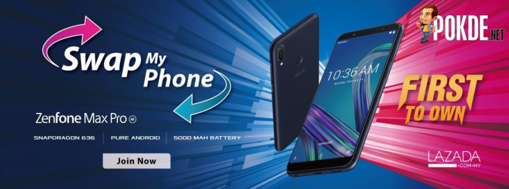 ASUS Swap My Phone Contest - Try your luck on one of these 30 ASUS ZenFone Max Pro smartphones 32