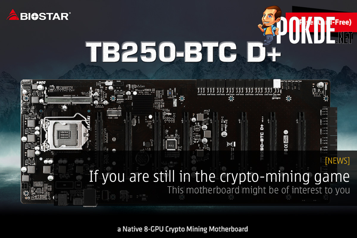 If you are still in the crypto-mining game, this motherboard might be of interest to you 32