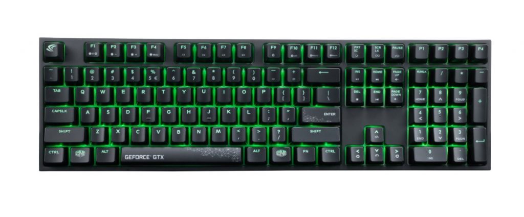 Cooler Master MasterKeys Pro L GeForce GTX Edition Launched - One For the NVIDIA fans! 32