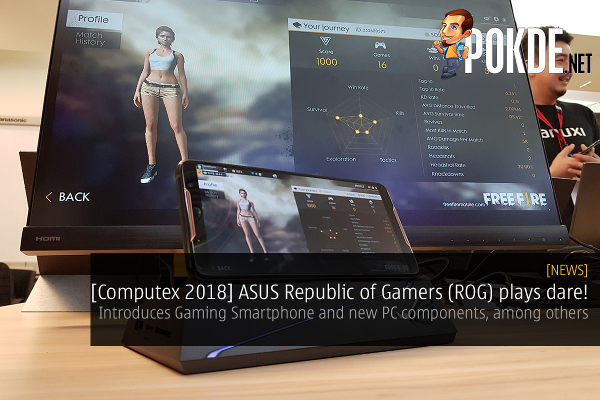 [Computex 2018] ASUS Republic of Gamers (ROG) plays dare! - Introduces Gaming Smartphone, CPU Liquid Coolers, Power Supply, Desktop Chassis among others. 26