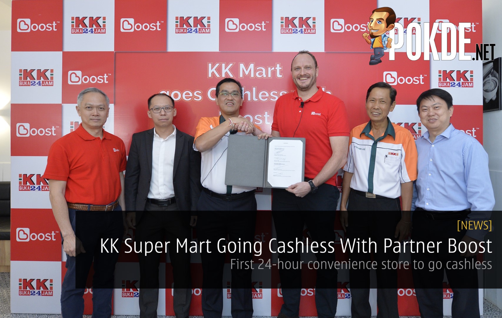 KK Super Mart Going Cashless With Partner Boost- First 24-hour convenience store to go cashless 22