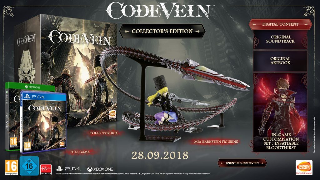 Anime Souls Code Vein Release Date Revealed - Both Japanese And