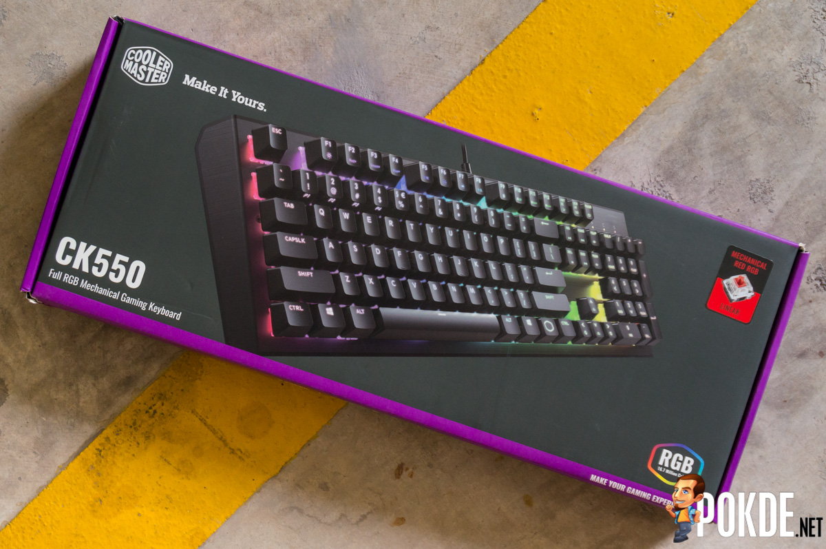 Cooler Master Ck550 Rgb Mechanical Keyboard Review Smooth Strokes And Pretty Colors Pokde Net