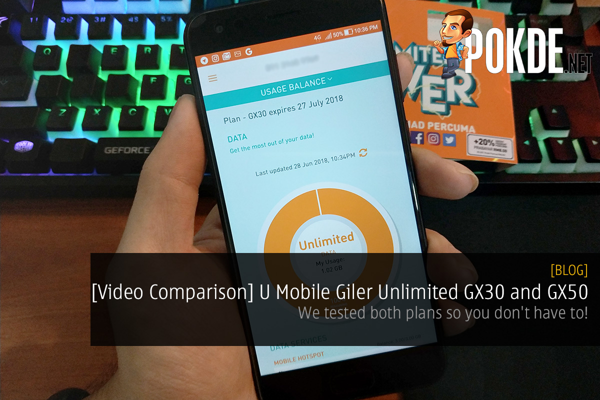 [Video Comparison] U Mobile Giler Unlimited GX30 and GX50 — we tested both plans so you don't have to! 28