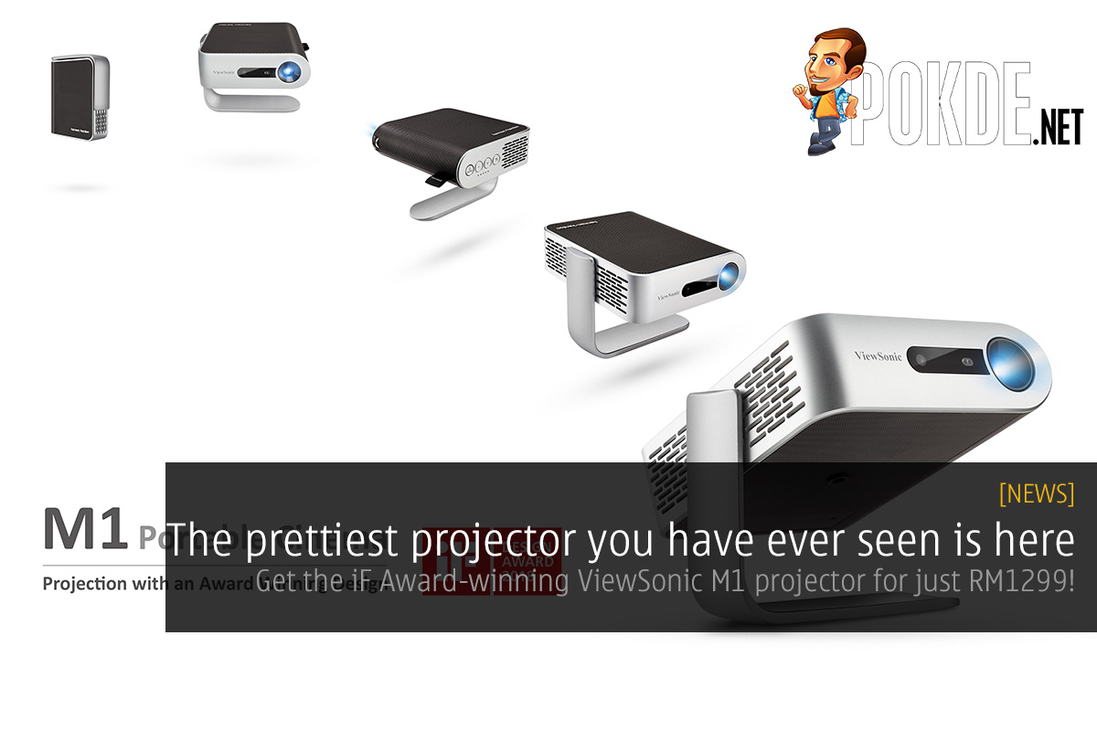 The prettiest projector you have ever seen is here — get the iF Award-winning ViewSonic M1 projector for just RM1299! 33