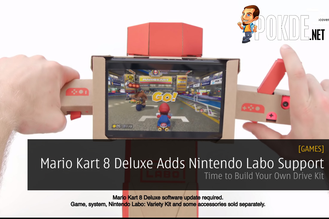 Mario Kart 8 Deluxe Adds Nintendo Labo Support