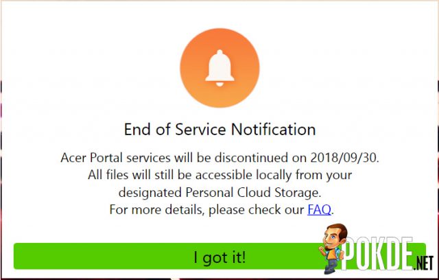 Goodbye Acer Byoc Apps The Acer Cloud Apps Few Cared For Are Shutting Down Soon Pokde Net