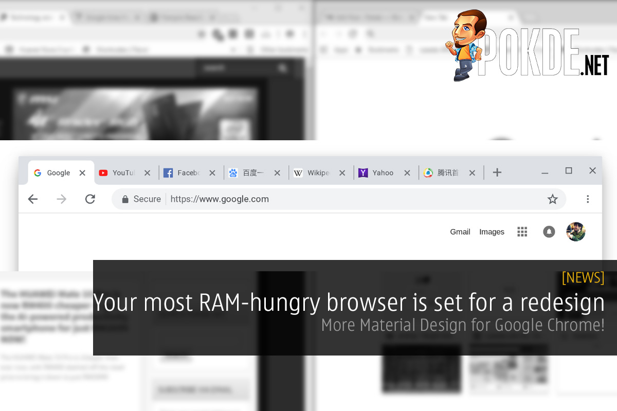 Your most RAM-hungry browser is set for a redesign — more Material Design for Google Chrome! 38