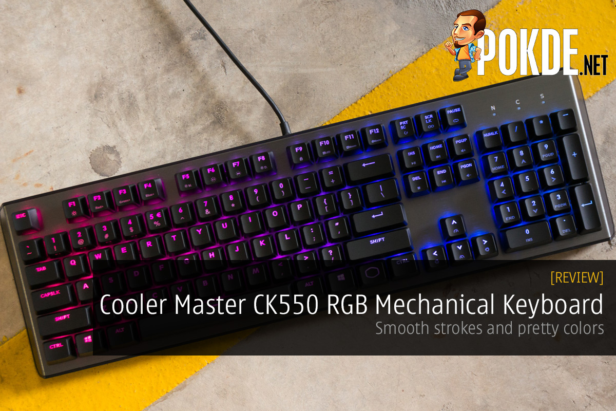 Cooler Master CK550 RGB Mechanical Keyboard Review — smooth strokes and pretty colors 28