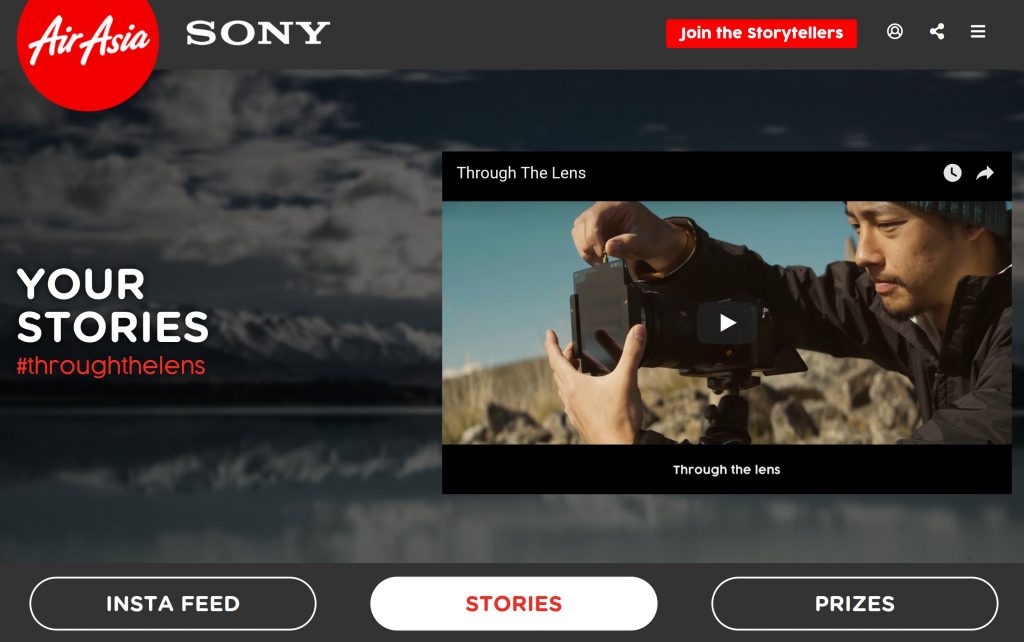 AirAsia X and Sony Malaysia Launches "Through the Lens"