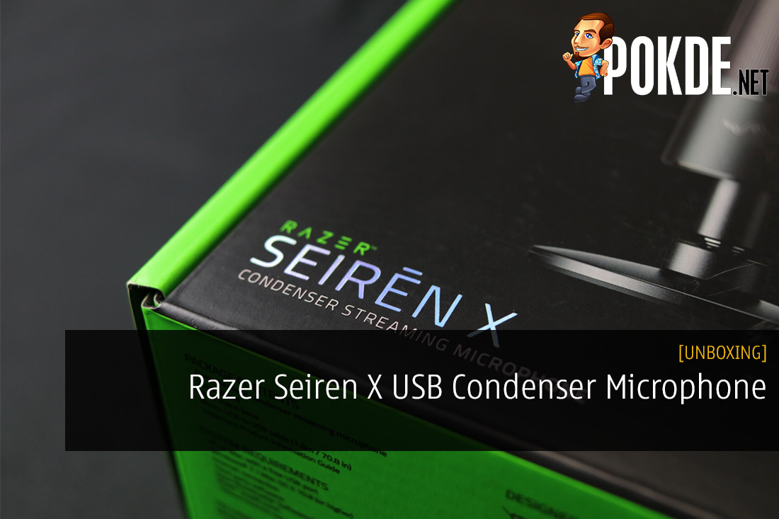 [UNBOXING] Razer Seiren X - Condenser Mic with Built-in Shock Mount 23