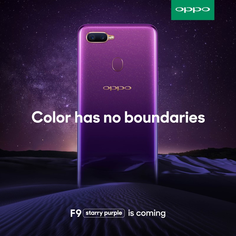 OPPO F9 To Come In Three Colors — Water Drop Design Revealed 28