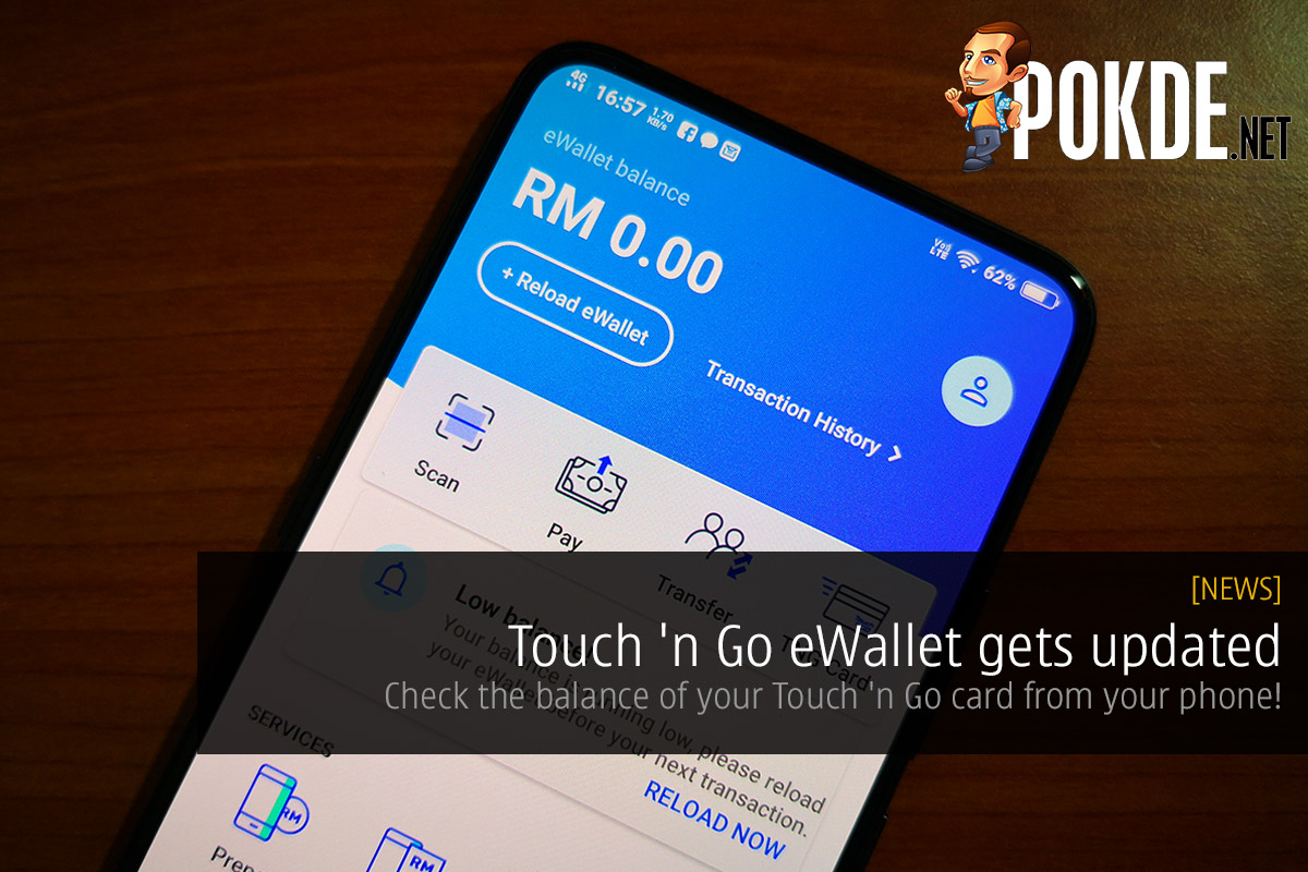 Touch 'n Go eWallet gets updated — check the balance of your Touch 'n Go card from your phone! 34