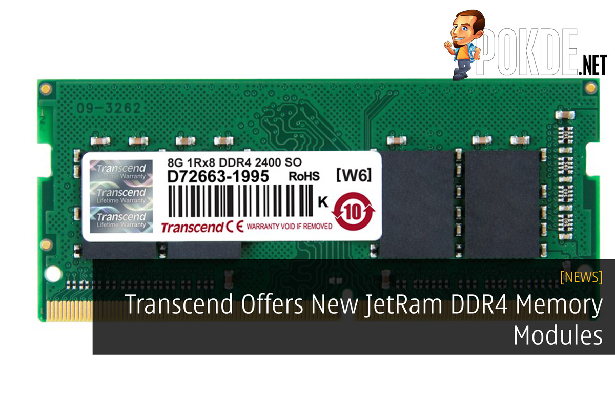 Transcend Offers New JetRam DDR4 Memory Modules 29