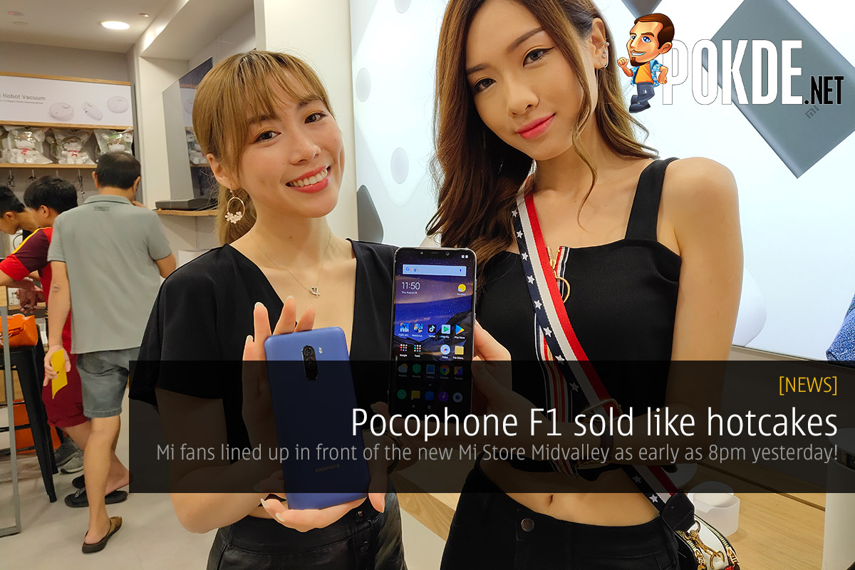 Pocophone F1 sold like hotcakes — Mi fans lined up in front of the new Mi Store Midvalley as early as 8pm yesterday! 20