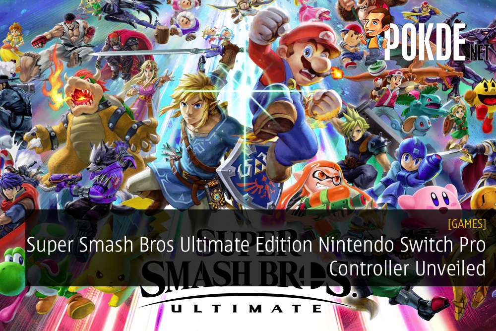 Super Smash Bros Ultimate Edition Nintendo Switch Pro Controller Unveiled