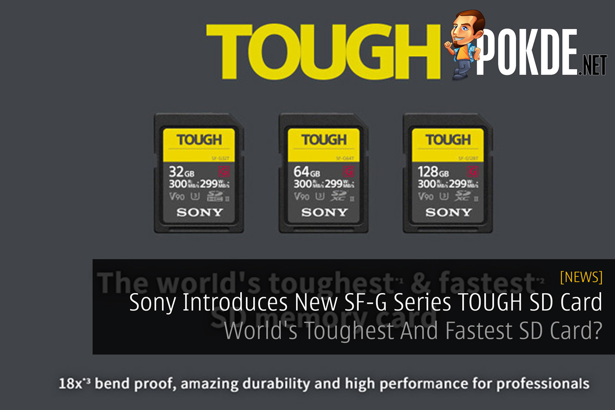 Sony Introduces New SF-G Series TOUGH SD Card — World's Toughest And Fastest SD Card? 22