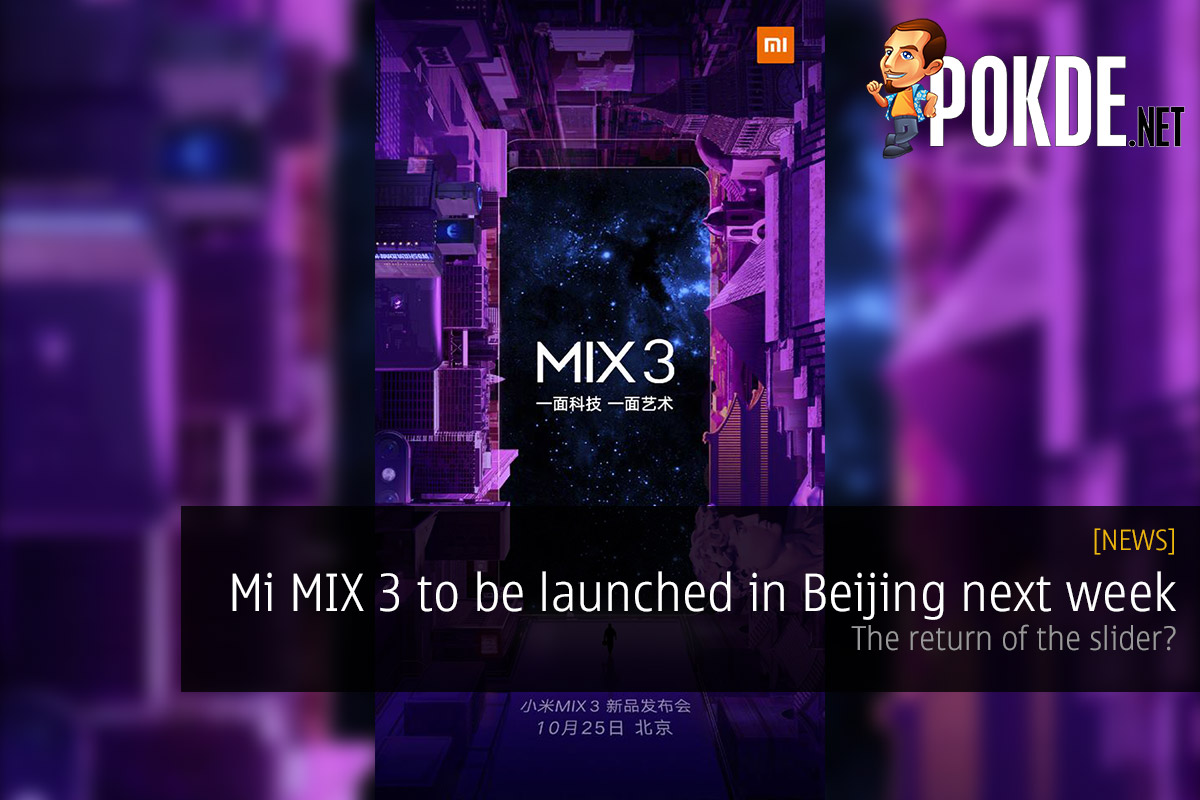 Mi MIX 3 to be launched in Beijing next week — the return of the slider? 30