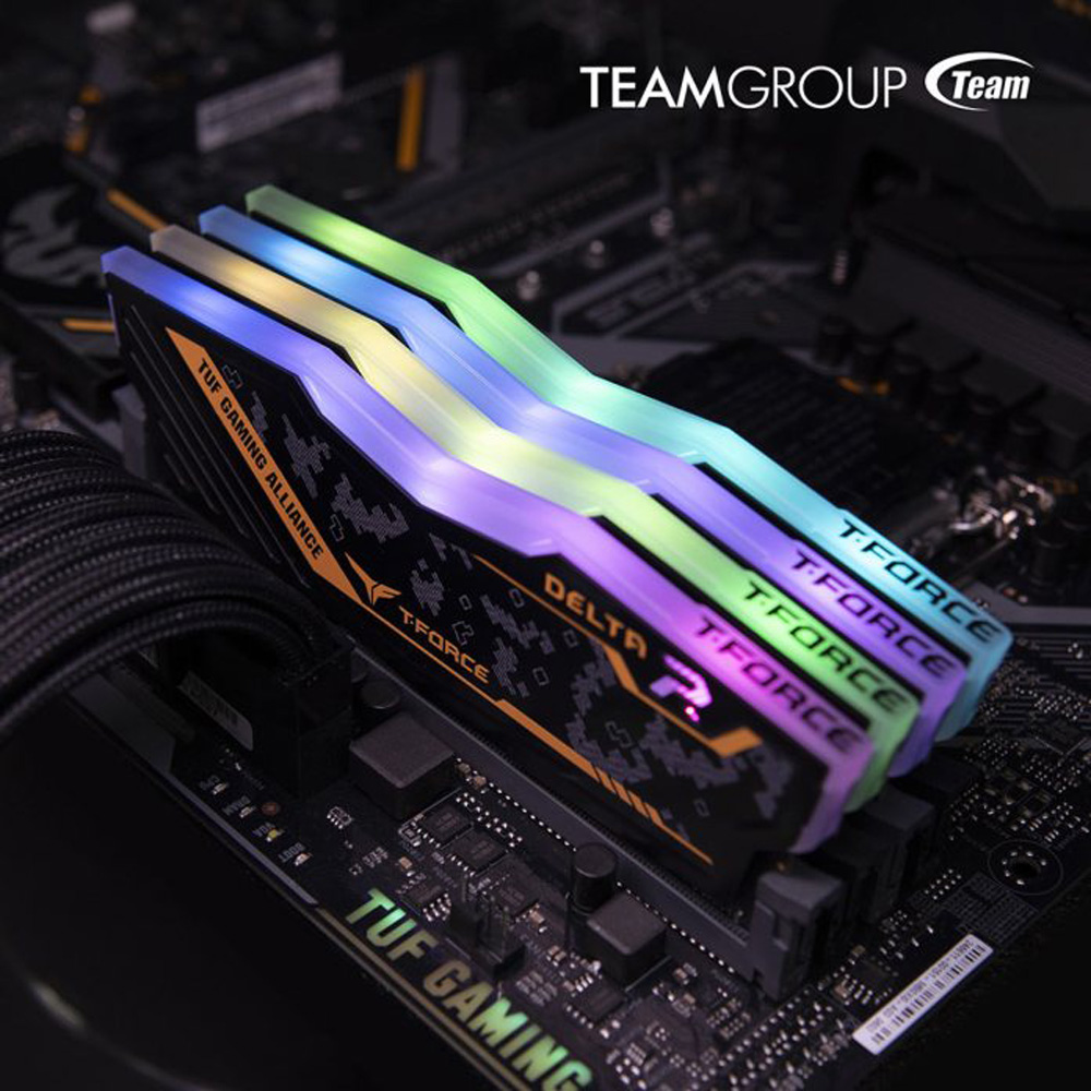 TEAMGROUP Teams Up With ASUS — Releases TFORCE DELTA TUF Gaming RGB