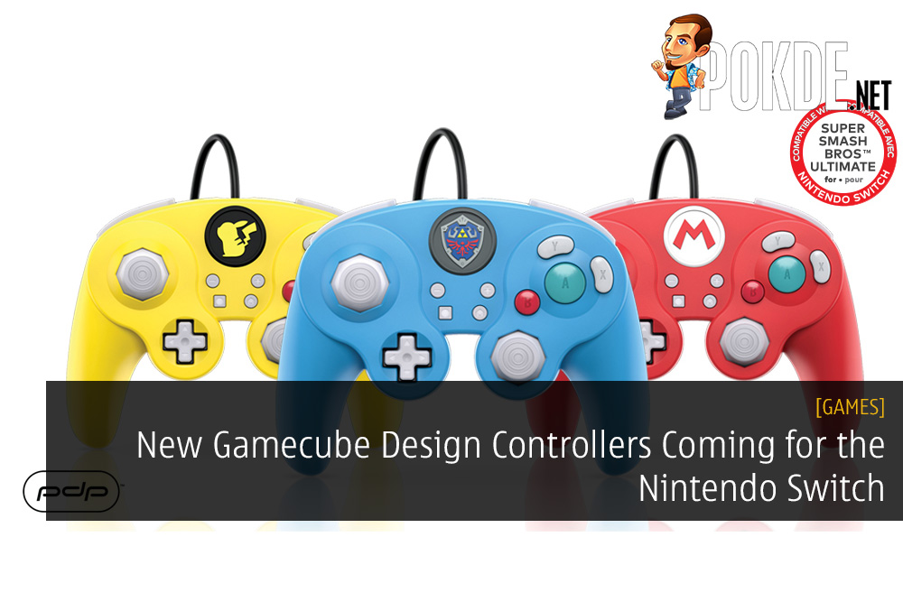New Gamecube Design Controllers Coming for the Nintendo Switch