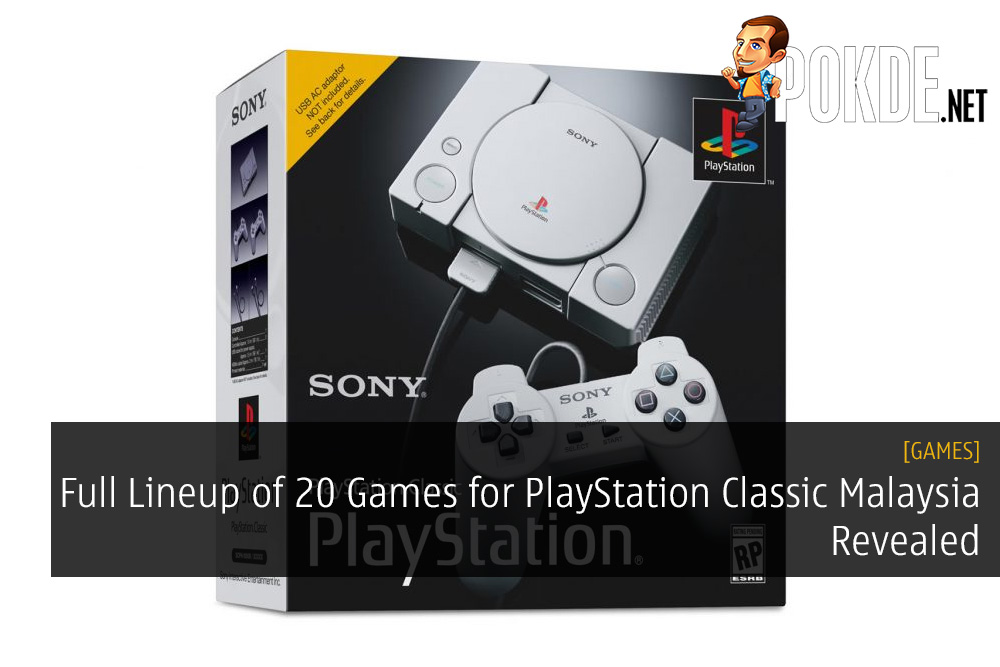 Full Lineup of 20 Games for PlayStation Classic Malaysia Revealed