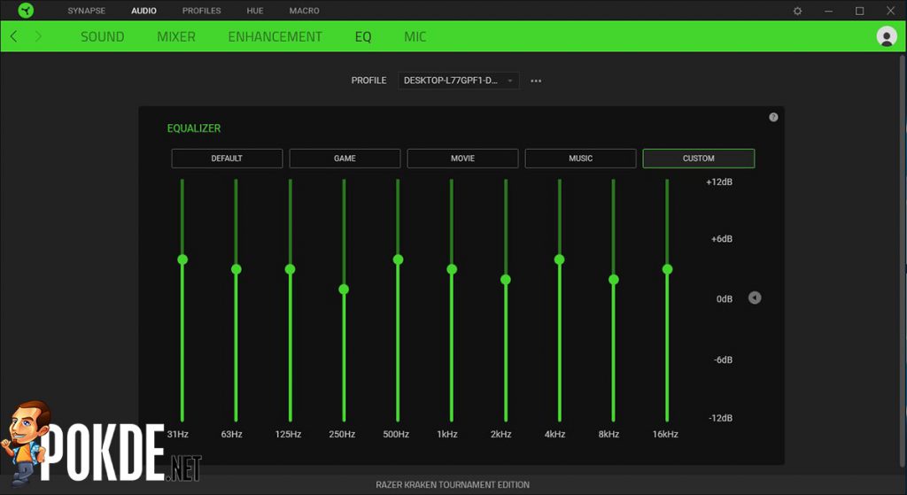 Razer kraken discount best mic settings