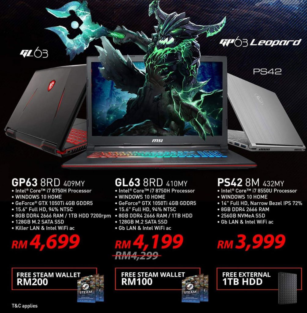 MSI Black Friday deals are here — get up to RM200 Steam Wallet! 30