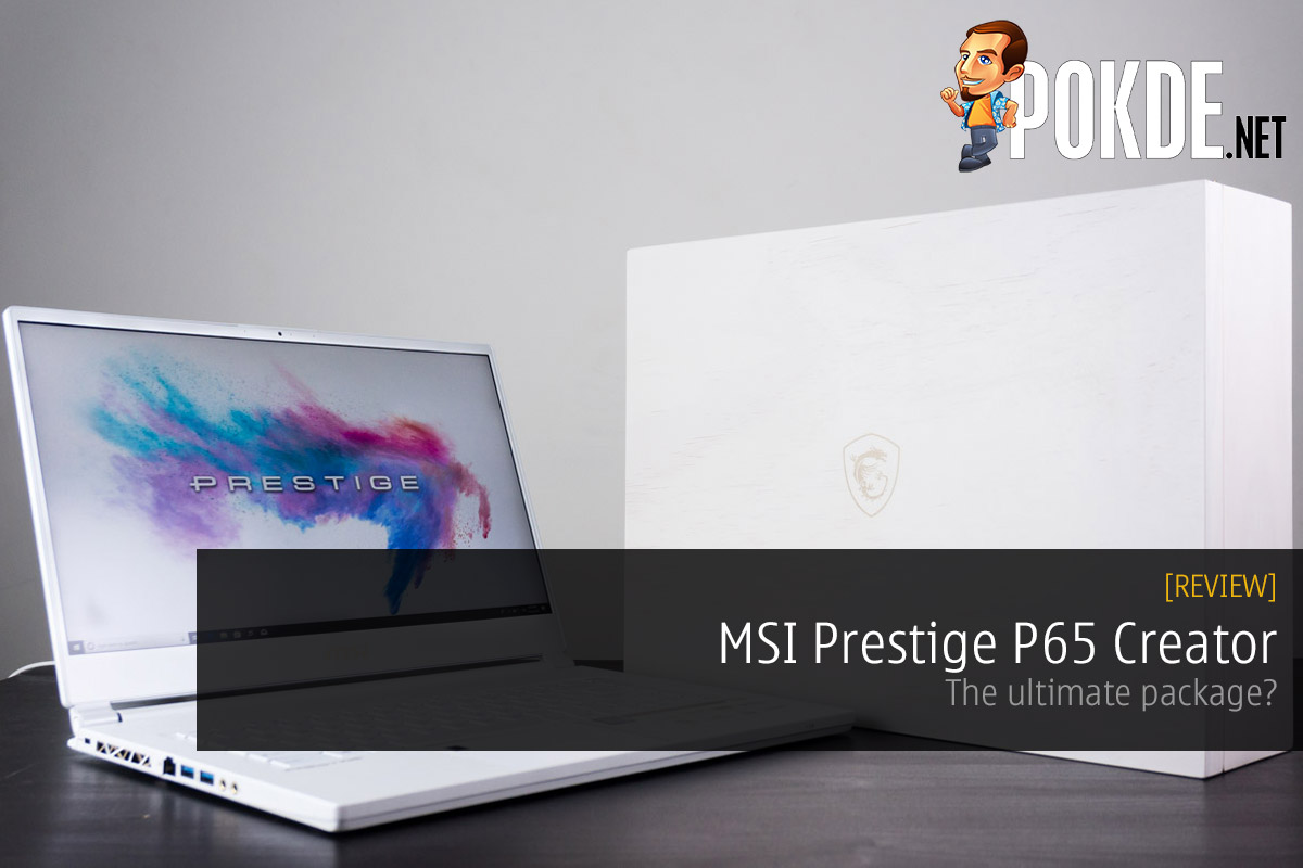 MSI Prestige P65 Creator review — the ultimate package? 28