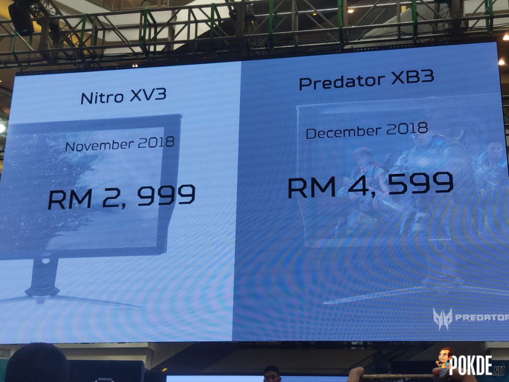 Acer Malaysia Launch New 27" 4K Monitors — Offering Either FreeSync And G-sync Options 27