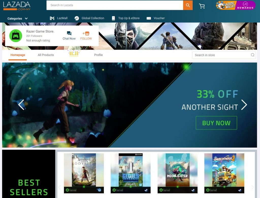 Razer Game Store Launching on Lazada for 11.11